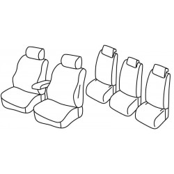 Set coprisedili Superior beige