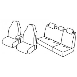 Set coprisedili Superior beige