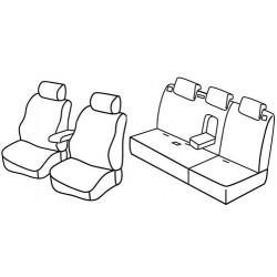 Set coprisedili Superior su misura per auto beige