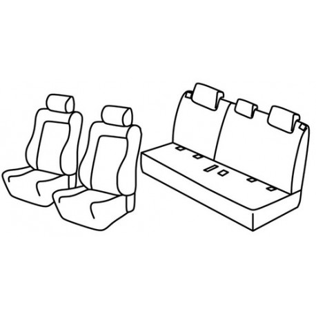 Set coprisedili Superior su misura per auto beige