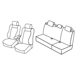 Set coprisedili Superior su misura per auto nocciola