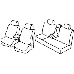 Set coprisedili Superior nero - grigio