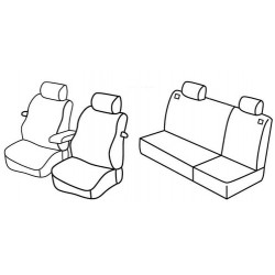 Set coprisedili Superior su misura per auto beige