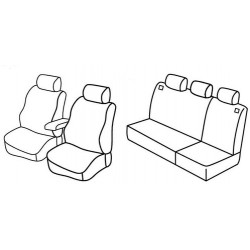 Set coprisedili Superior su misura per auto nocciola
