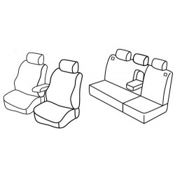 Set coprisedili Superior su misura per auto beige