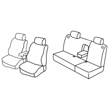 Set coprisedili Superior su misura per auto beige