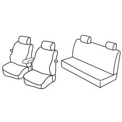 Set coprisedili Superior su misura per auto nocciola