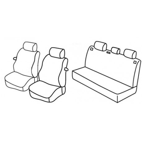 Set coprisedili Superior su misura per auto beige