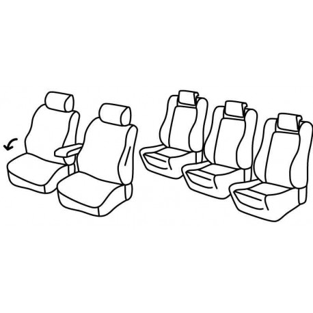 Set coprisedili Superior su misura per auto beige