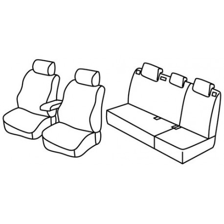 Set coprisedili Superior su misura per auto beige