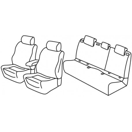 Set coprisedili Superior beige