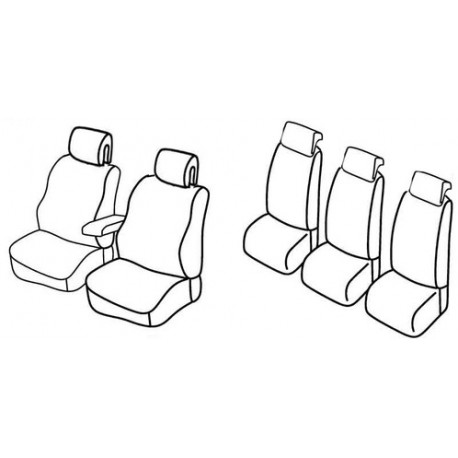 Set coprisedili Superior su misura per auto beige