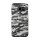 Stylish cover gommata sottile - Samsung Galaxy S6 Edge - Grey Camo