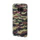 Stylish cover gommata sottile - Samsung Galaxy S7 Edge - Green Camo
