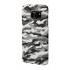 Stylish cover gommata sottile - Samsung Galaxy S7 Edge - Grey Camo