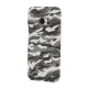 Stylish cover gommata sottile - Htc 10 - Grey Camo