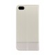 Wallet Folio Case cover a libro - Apple iPhone 5 / 5s / SE - bianco