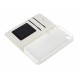 Wallet Folio Case cover a libro - Apple iPhone 5 / 5s / SE - bianco