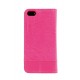 Wallet Folio Case cover a libro - Apple iPhone 5 / 5S / SE - Cherry