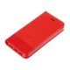 Wallet Folio Case cover a libro - Apple iPhone 5 / 5s / SE - rosso