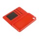 Wallet Folio Case cover a libro - Apple iPhone 5 / 5s / SE - rosso