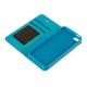 Wallet Folio Case cover a libro - Apple iPhone 5 / 5s / SE - Turchese