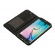 Wallet Folio Case cover a libro - Samsung Galaxy S6 Edge - nero