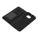 Wallet Folio Case cover a libro - Samsung Galaxy S6 Edge - nero