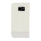 Wallet Folio Case cover a libro - Samsung Galaxy S6 Edge - bianco