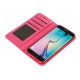 Wallet Folio Case cover a libro - Samsung Galaxy S6 Edge - Cherry