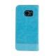 Wallet Folio Case cover a libro - Samsung Galaxy S6 Edge - Turchese