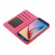 Wallet Folio Case cover a libro - Samsung Galaxy S6 - Cherry