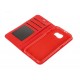 Wallet Folio Case cover a libro - Samsung Galaxy S6 - rosso