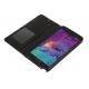 Wallet Folio Case cover a libro - Samsung Galaxy Note 4 - nero