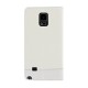 Wallet Folio Case cover a libro - Samsung Galaxy Note 4 - bianco