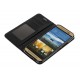Wallet Folio Case cover a libro - Htc One M9 - nero