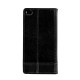 Wallet Folio Case cover a libro - Huawei P8 - nero