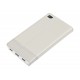 Wallet Folio Case cover a libro - Huawei P8 - bianco
