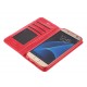 Wallet Folio Case cover a libro - Samsung Galaxy S7 - rosso