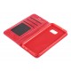 Wallet Folio Case cover a libro - Samsung Galaxy S7 - rosso