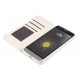 Wallet Folio Case cover a libro - Lg G5 - bianco