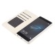 Wallet Folio Case cover a libro - Huawei P9 - bianco