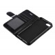Wallet Folio Case cover a libro - Apple iPhone 7 - nero