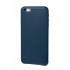 Skin cover in similpelle - Apple iPhone 6 Plus / 6s Plus - blu scuro