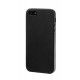 Skin cover in similpelle - Apple iPhone 5 / 5S / SE - nero