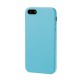 Skin cover in similpelle - Apple iPhone 5 / 5s / SE - Azzurro