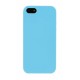 Skin cover in similpelle - Apple iPhone 5 / 5s / SE - Azzurro