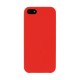 Skin cover in similpelle - Apple iPhone 5 / 5s / SE - rosso