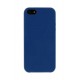 Skin cover in similpelle - Apple iPhone 5 / 5s / SE - blu scuro