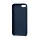Skin cover in similpelle - Apple iPhone 5 / 5s / SE - blu scuro